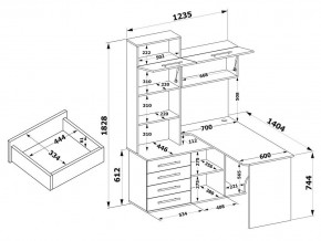 Стол компьютерный КСТ-14Л в Асбесте - asbest.mebel24.online | фото 6