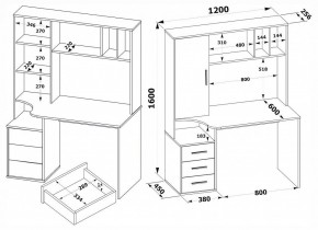 Стол компьютерный КСТ-16 в Асбесте - asbest.mebel24.online | фото 3