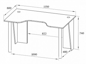 Стол компьютерный КСТ-18 в Асбесте - asbest.mebel24.online | фото 2