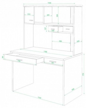 Стол компьютерный СК-60 в Асбесте - asbest.mebel24.online | фото 2