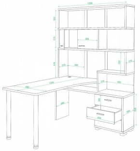 Стол компьютерный СР-420/130 в Асбесте - asbest.mebel24.online | фото 2