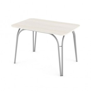 Стол кухонный Аркада пластик риголетто светлый В1 черный в Асбесте - asbest.mebel24.online | фото 3