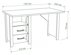 Стол письменный Бартоло СТД-130 с ТБД в Асбесте - asbest.mebel24.online | фото 2