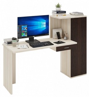 Стол письменный Домино Lite СКЛ-ПРЯМ130+ШК в Асбесте - asbest.mebel24.online | фото 2