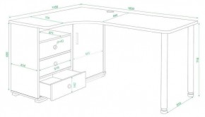 Стол письменный Домино нельсон СР-165СМ в Асбесте - asbest.mebel24.online | фото 2