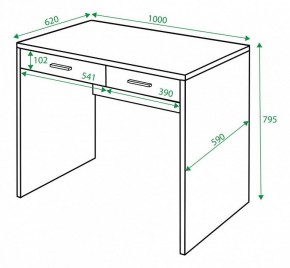 Стол письменный Домино СП-22С в Асбесте - asbest.mebel24.online | фото 3