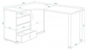 Стол письменный Домино СР-145СМ в Асбесте - asbest.mebel24.online | фото 2