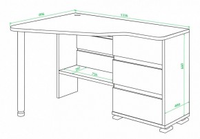 Стол письменный Домино СР-322С в Асбесте - asbest.mebel24.online | фото 2