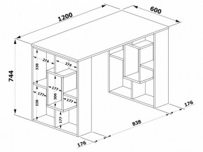 Стол письменный СПм-15 в Асбесте - asbest.mebel24.online | фото 3