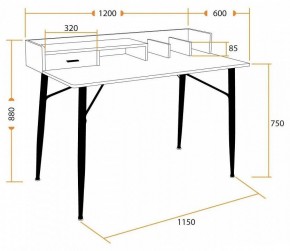 Стол письменный WD-13 в Асбесте - asbest.mebel24.online | фото