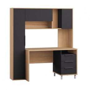 Стол рабочий 12.95 N Комфорт (Дуб сонома, Темно - серый U2601) в Асбесте - asbest.mebel24.online | фото