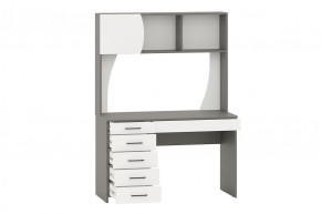 Стол рабочий СИГМА (графит/белый) в Асбесте - asbest.mebel24.online | фото 2