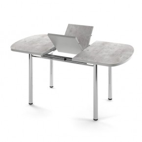 Стол раскладной-бабочка Трилогия пластик Мрамор белый в Асбесте - asbest.mebel24.online | фото 1