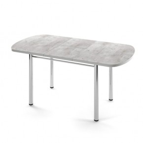 Стол раскладной-бабочка Трилогия пластик Мрамор белый в Асбесте - asbest.mebel24.online | фото 2