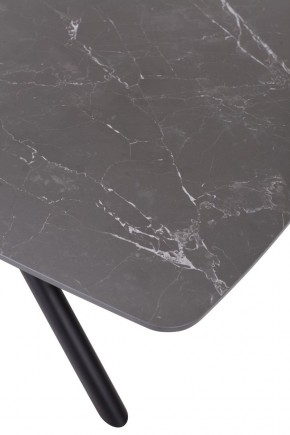 Стол RIVOLI 140 MATT BLACK MARBLE SOLID CERAMIC / BLACK, ®DISAUR в Асбесте - asbest.mebel24.online | фото 10