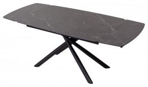 Стол RIVOLI 140 MATT BLACK MARBLE SOLID CERAMIC / BLACK, ®DISAUR в Асбесте - asbest.mebel24.online | фото 3