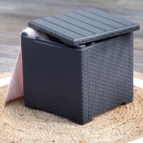 Стол с функцией хранения Виго (Vigo storage box) графит в Асбесте - asbest.mebel24.online | фото 1