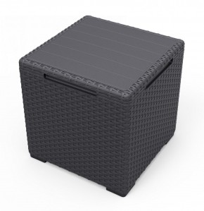 Стол с функцией хранения Виго (Vigo storage box) графит в Асбесте - asbest.mebel24.online | фото 2