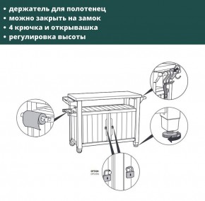 Столик для барбекю 207 Л (Unity XL 207L) в Асбесте - asbest.mebel24.online | фото 9