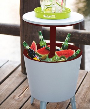 Столик-холодильник COOL BAR крем-шоколад в Асбесте - asbest.mebel24.online | фото 2