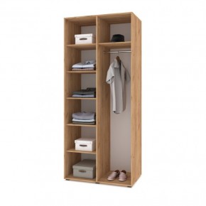 СТОУН С22 Шкаф 2-х створчатый (золотой дуб/графит) в Асбесте - asbest.mebel24.online | фото 3