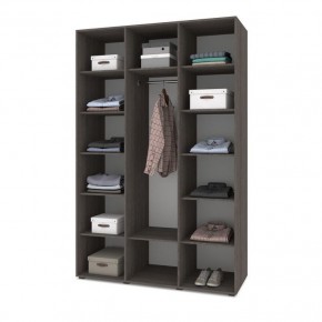 СТОУН С32 Шкаф 3-х створчатый (золотой дуб/графит) в Асбесте - asbest.mebel24.online | фото 3