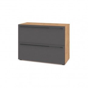 СТОУН С81 Комод (золотой дуб/графит) в Асбесте - asbest.mebel24.online | фото 1