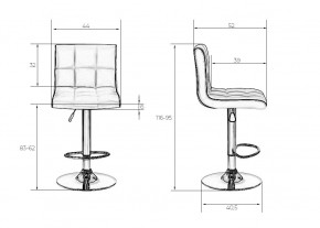 Стул барный DOBRIN CANDY, черный в Асбесте - asbest.mebel24.online | фото 8