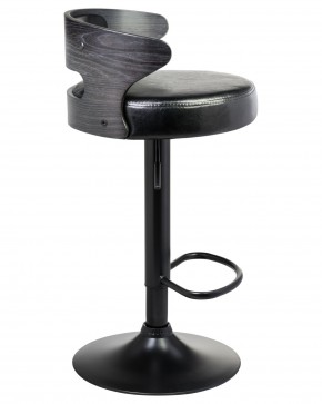 Стул барный DOBRIN FRED BLACK, чёрное дерево, чёрный в Асбесте - asbest.mebel24.online | фото 2