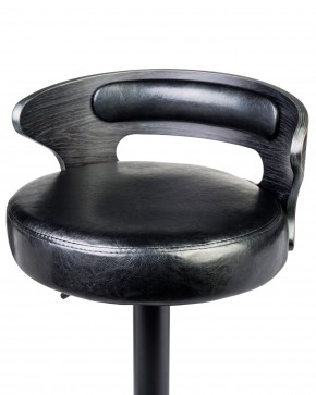 Стул барный DOBRIN FRED BLACK, чёрное дерево, чёрный в Асбесте - asbest.mebel24.online | фото 6