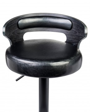 Стул барный DOBRIN FRED BLACK, чёрное дерево, чёрный в Асбесте - asbest.mebel24.online | фото 8