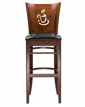 Стул барный DOBRIN JERRY BAR, шоколад, чёрный в Асбесте - asbest.mebel24.online | фото 4
