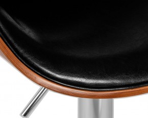 Стул барный DOBRIN KARTER, коричневое дерево, чёрный в Асбесте - asbest.mebel24.online | фото 7