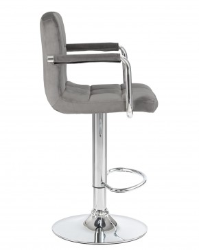 Стул барный DOBRIN KRUGER ARM, серый велюр (MJ9-75) в Асбесте - asbest.mebel24.online | фото 3