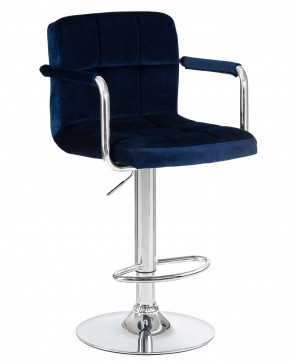 Стул барный DOBRIN KRUGER ARM, синий велюр (MJ9-117) в Асбесте - asbest.mebel24.online | фото 2