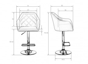Стул барный DOBRIN VICTOR, чёрный в Асбесте - asbest.mebel24.online | фото 6