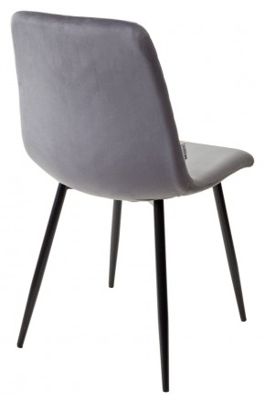 Стул DUKE BLUVEL-14 GREY, велюр / черный каркас М-City в Асбесте - asbest.mebel24.online | фото 3