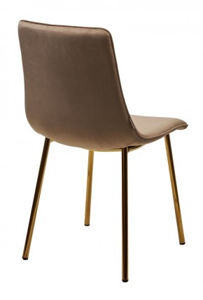 Стул ELLI BLUVEL-40 Бежевый, велюр / золотой каркас М-City в Асбесте - asbest.mebel24.online | фото 2