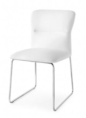 Стул FRIDA CB/1806-SK  MT.P77 CHROMED/  SKUBA S92 OPTIC WHITE в Асбесте - asbest.mebel24.online | фото 1