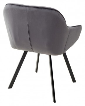 Стул GALE 360 град. поворот. BLUVEL-14 GREY, велюр/ черный каркас, М-City в Асбесте - asbest.mebel24.online | фото 3