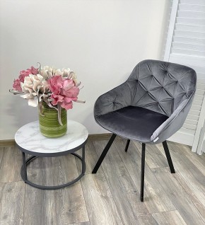 Стул GALE 360 град. поворот. BLUVEL-14 GREY, велюр/ черный каркас, М-City в Асбесте - asbest.mebel24.online | фото 8