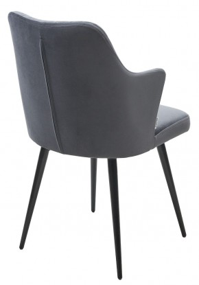 Стул HERMAN 360 град. BM-3 ТЕМНО-СЕРЫЙ, велюр / черный каркас М-City в Асбесте - asbest.mebel24.online | фото 4