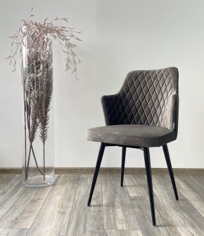 Стул HERMAN 360 град. ГРАФИТ #14, велюр / черный каркас М-City в Асбесте - asbest.mebel24.online | фото 2