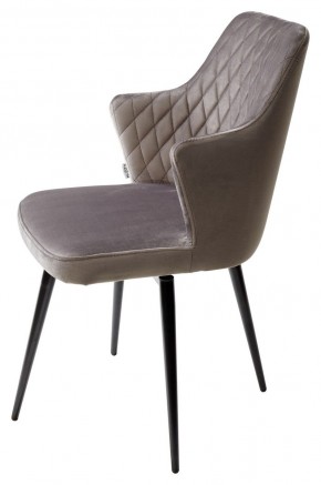 Стул HERMAN 360 град. ГРАФИТ #14, велюр / черный каркас М-City в Асбесте - asbest.mebel24.online | фото 4