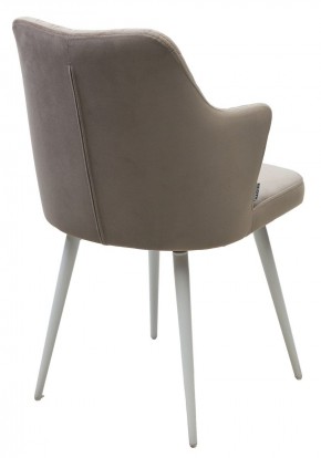 Стул HERMAN 360 град. ЛАТТЕ #25, велюр / белый каркас М-City в Асбесте - asbest.mebel24.online | фото 5