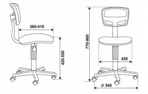 Стул компьютерный Бюрократ CH-299NX/15-21 черный в Асбесте - asbest.mebel24.online | фото