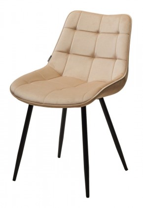Стул MIAMI G062-03 светлый беж, велюр / черный каркас М-City в Асбесте - asbest.mebel24.online | фото 1