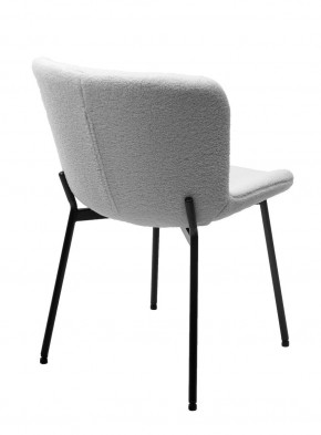 Стул RIYA UF992-01 Белый, teddy / черный каркас М-City в Асбесте - asbest.mebel24.online | фото 2