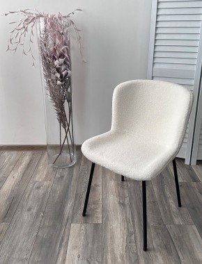 Стул RIYA UF992-01 Белый, teddy / черный каркас М-City в Асбесте - asbest.mebel24.online | фото 5