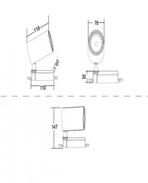 Светильник на штанге Maytoni Vuoro TR029-3-10W4K-B в Асбесте - asbest.mebel24.online | фото 3